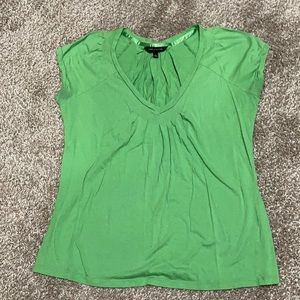 The Limited Dressy, green, short sleeve shirt.